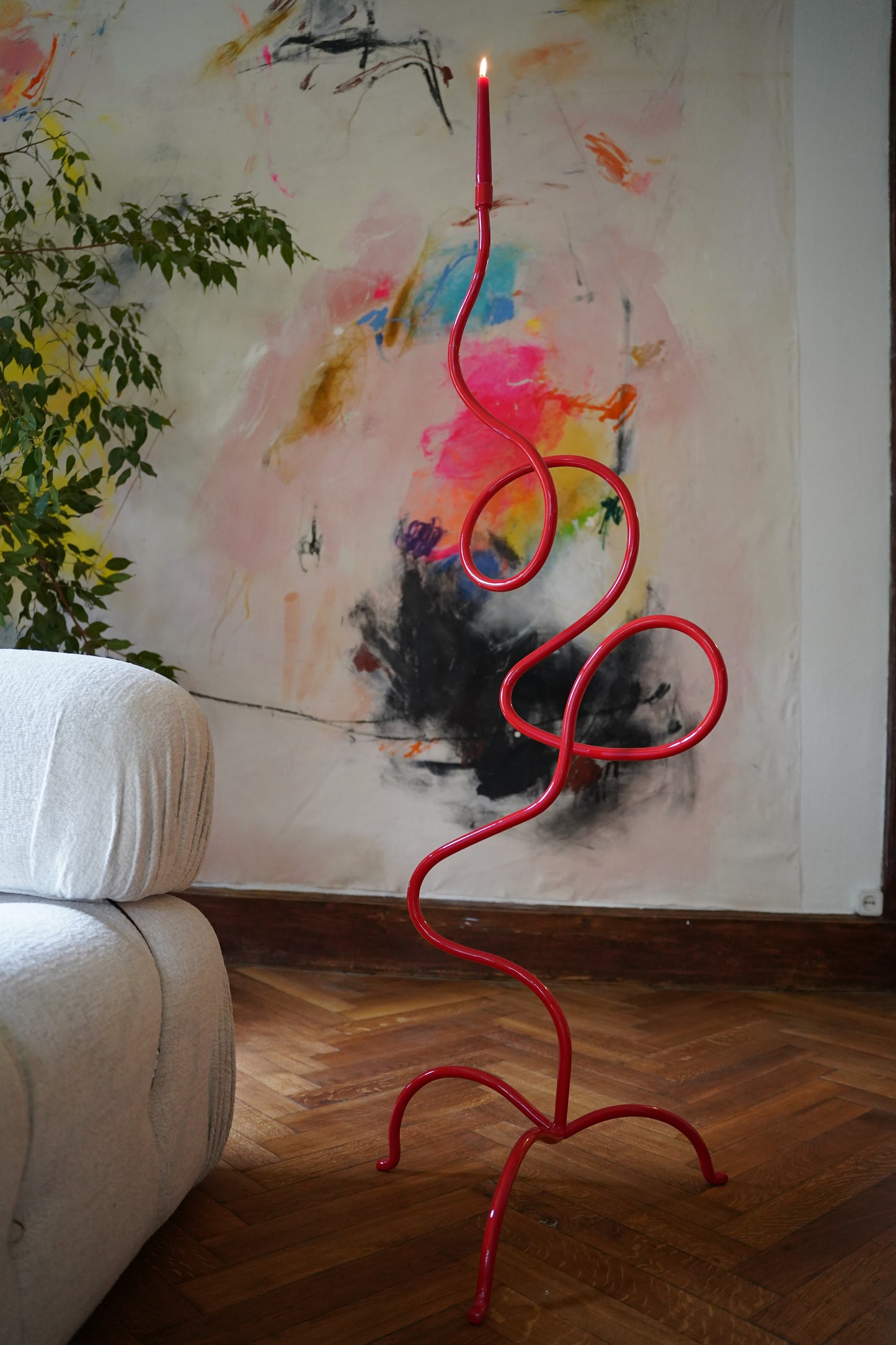 PASTA BASTA SPAGHETTI CANDLE STAND