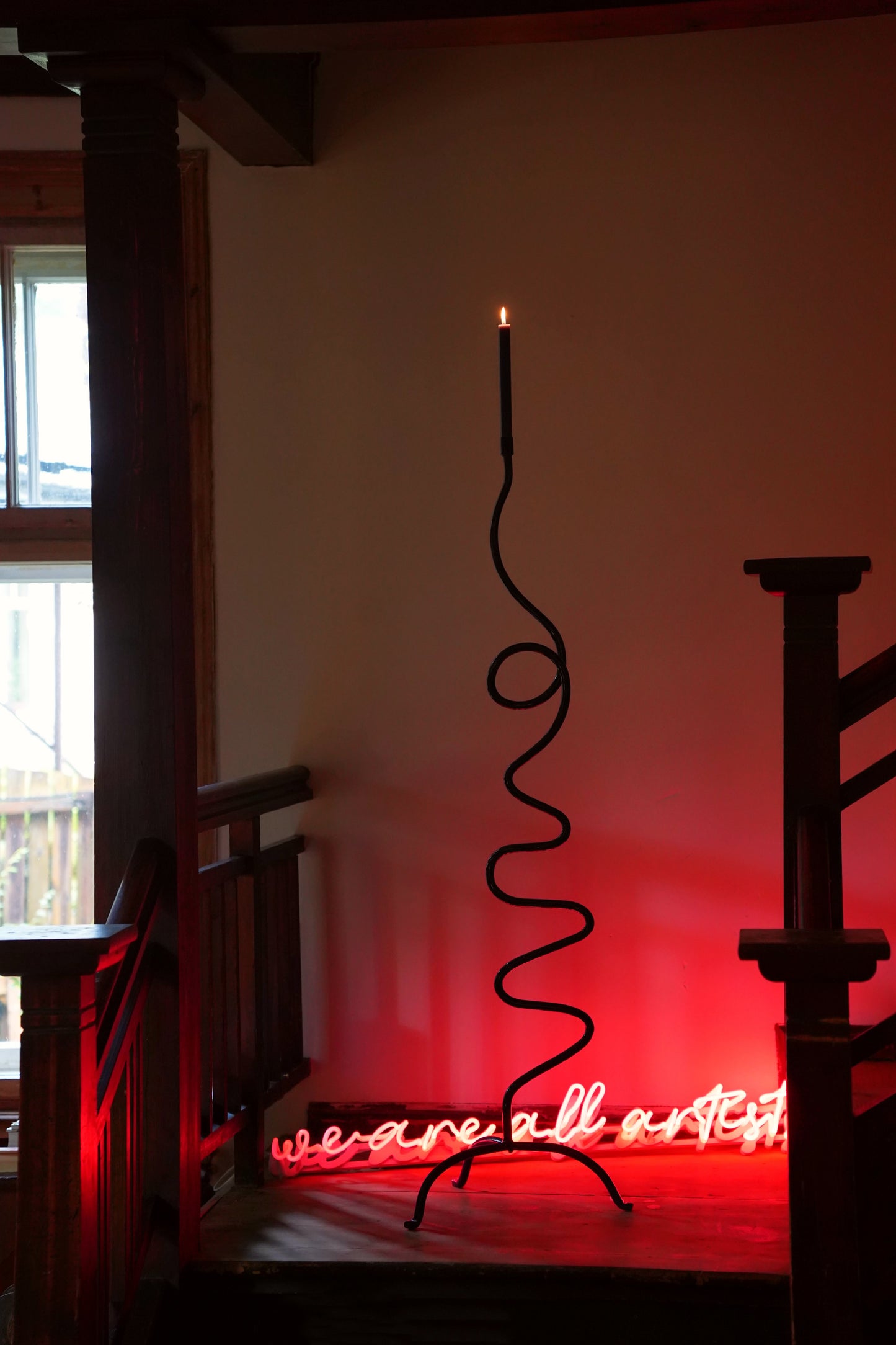 PASTA BASTA SPAGHETTI CANDLE STAND