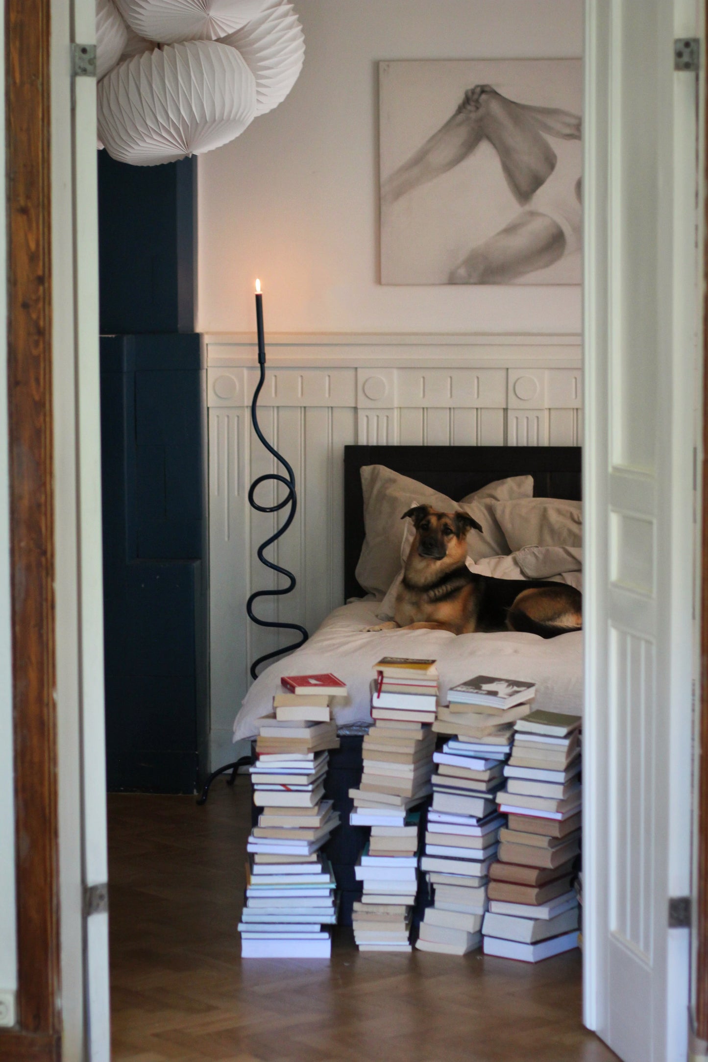 PASTA BASTA SPAGHETTI CANDLE STAND