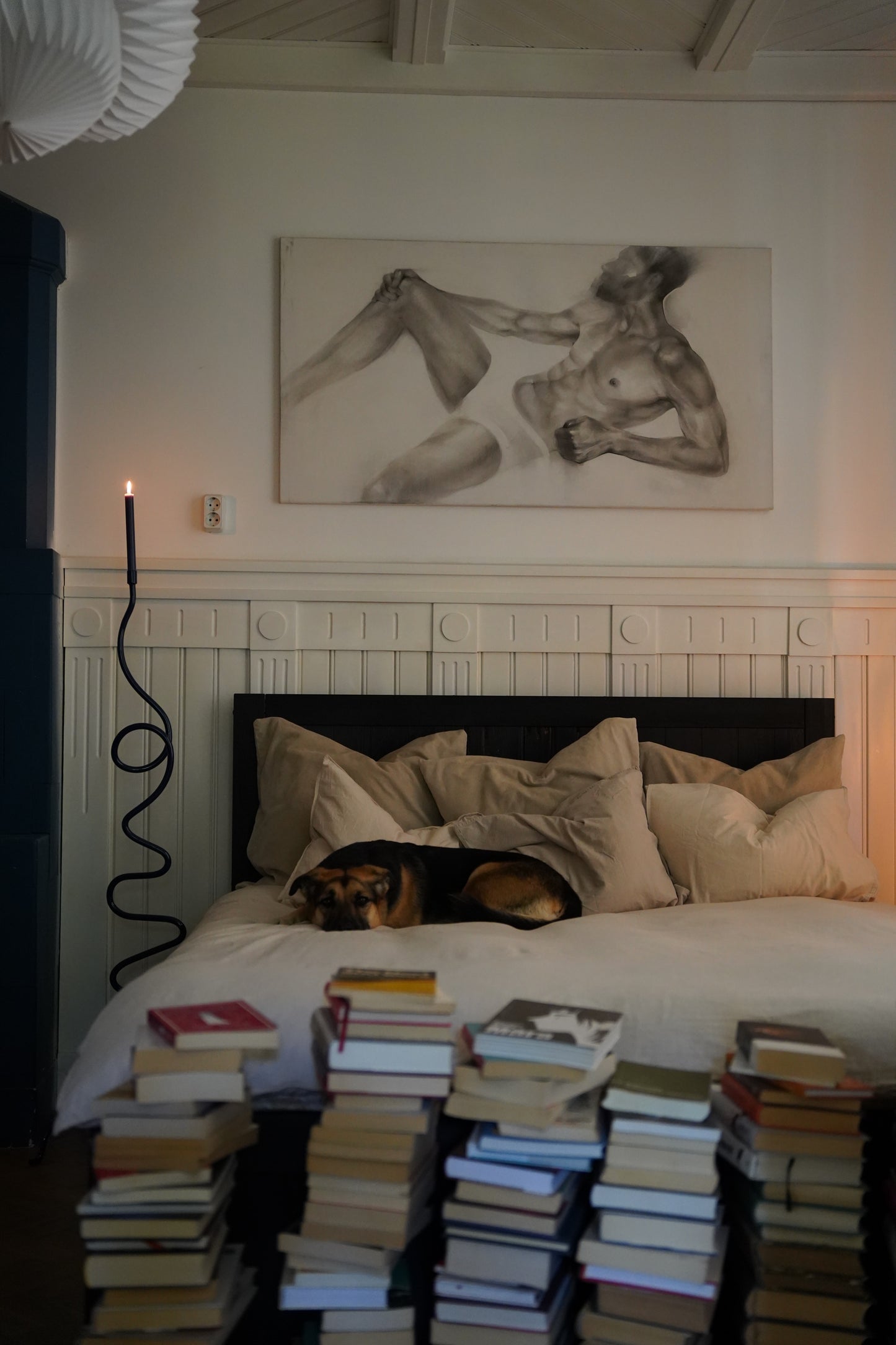 PASTA BASTA SPAGHETTI CANDLE STAND