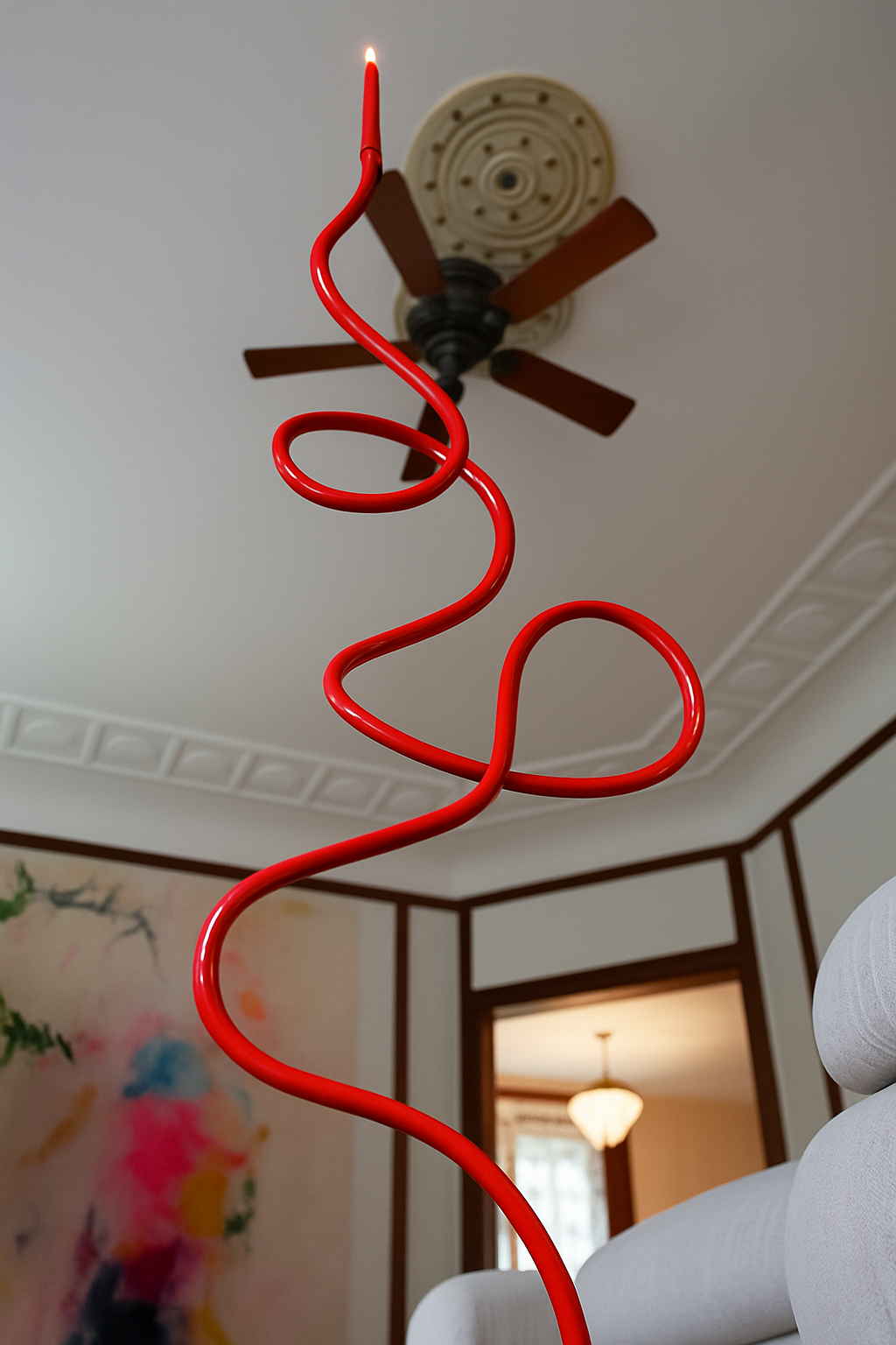 PASTA BASTA SPAGHETTI CANDLE STAND